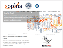 Tablet Screenshot of formazionesophia.com